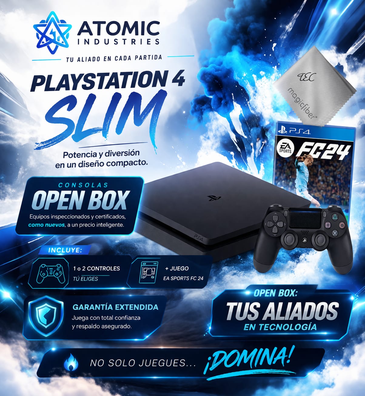 PS4 Slim Open Box